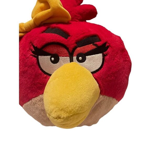 Angry Birds Red Girl Bird Deluxe Stuffed Plush Toy Doll Ball - Picture 6 of 16